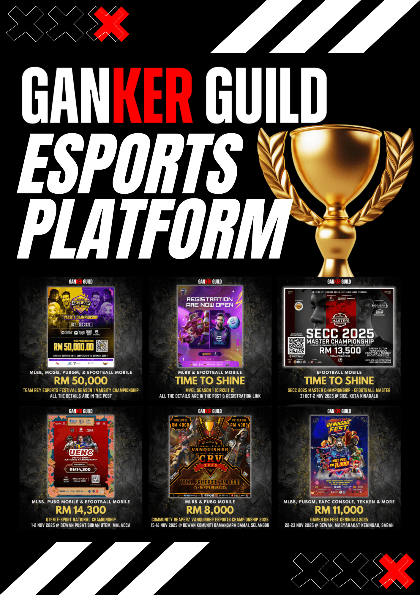 GANKER GUILD ESPORTS PLATFROM WITH ESPORTS TOURNAMENTS