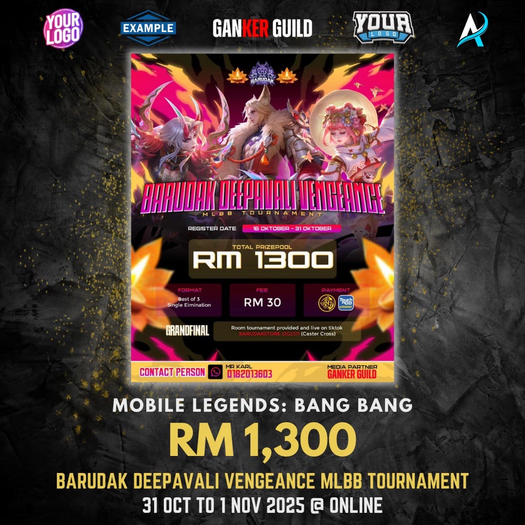 BARUDAK DEEPAVALI VENGEANCE MLBB TOURNAMENT SAMPLE
