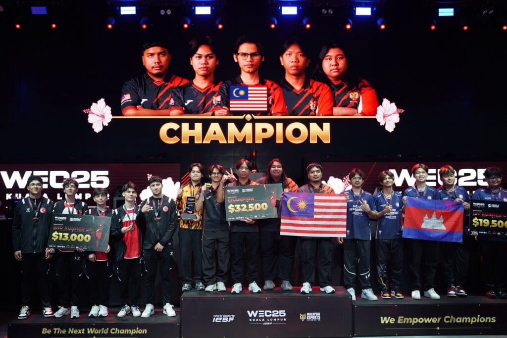 World Esports Championship 2025 MLBB Open Tournament Medalists