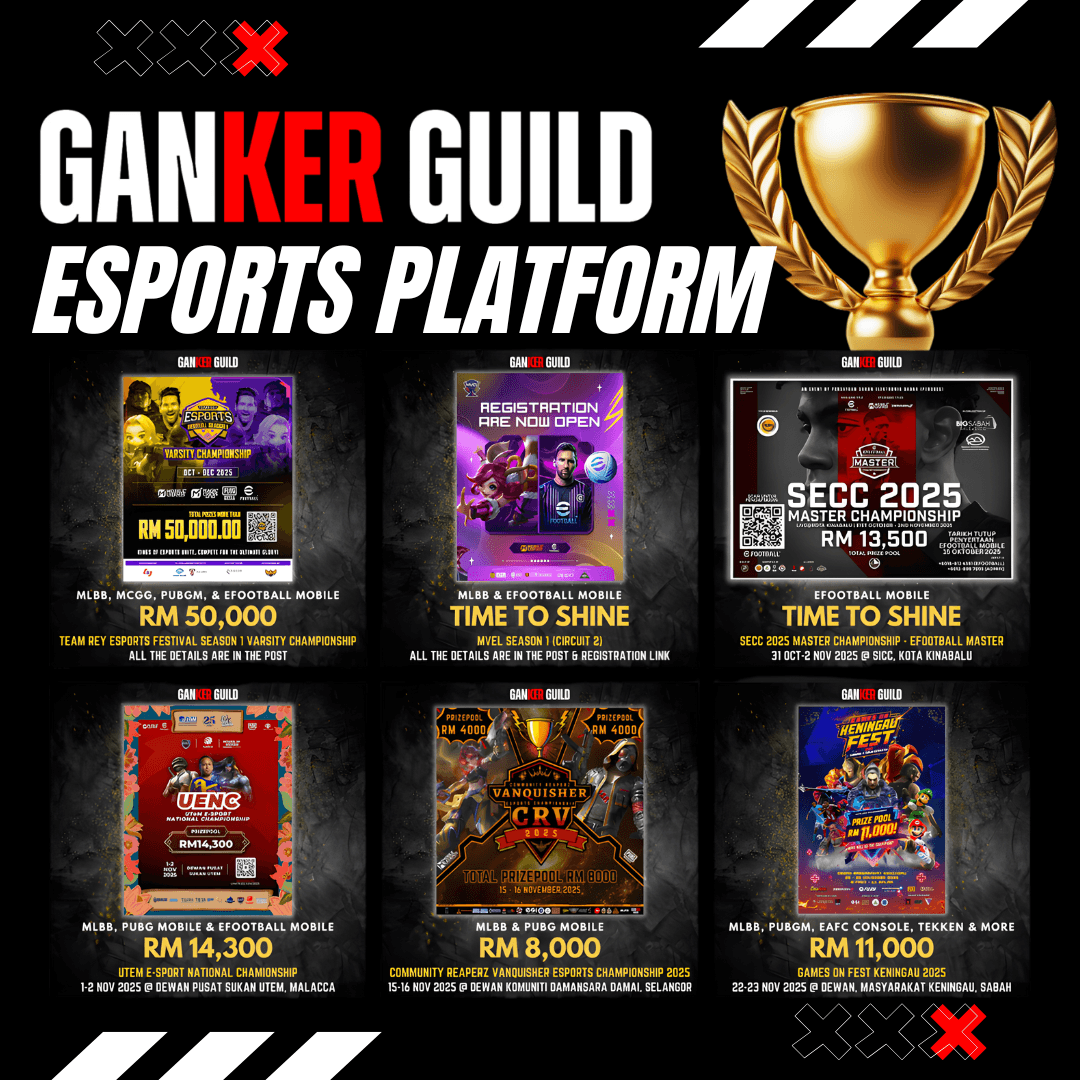 How to Find Esports Tournaments in Malaysia 2026 Easily GANKER GUILD PLATFORM 1:1