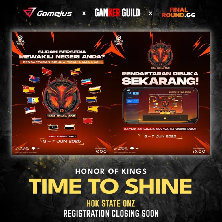 GAMEJUS X GANKER GUILD X FINAL ROUND.GG HONOR OF KINGS HOK STATE ONZ ONLINE