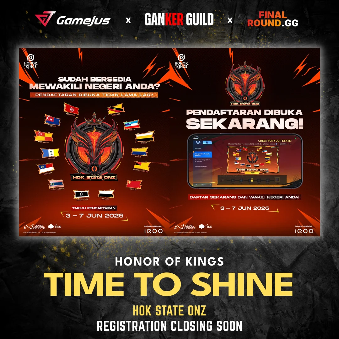 GAMEJUS X GANKER GUILD X FINAL ROUND.GG HONOR OF KINGS HOK STATE ONZ ONLINE