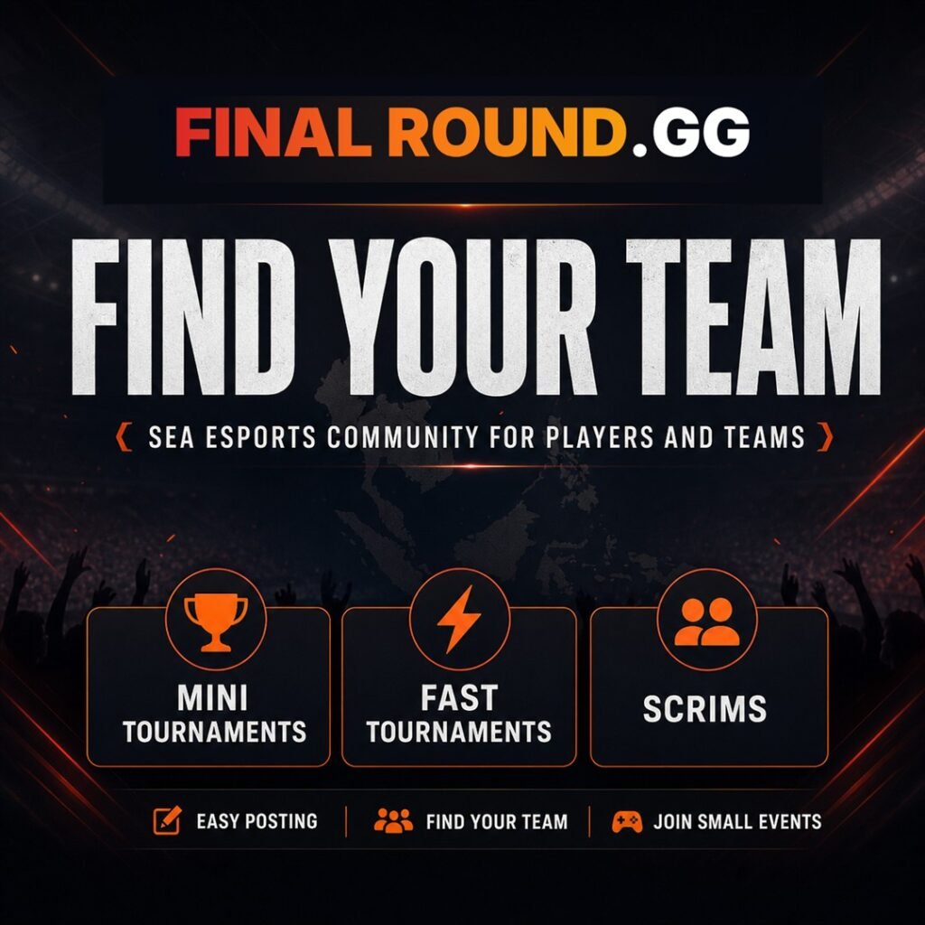 find online esports tournaments FinalRound.gg Find Your Team