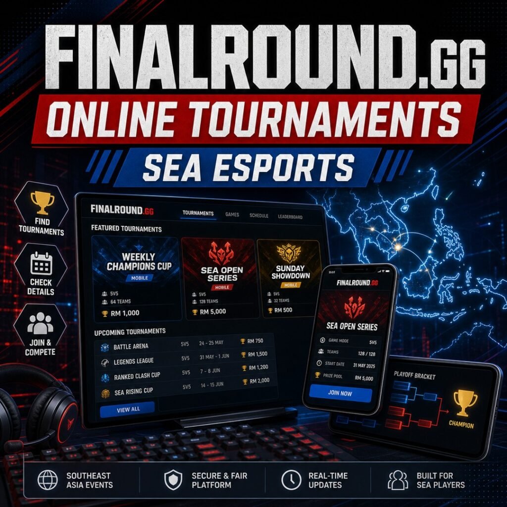 FinalRound.gg online tournaments SEA esports platform