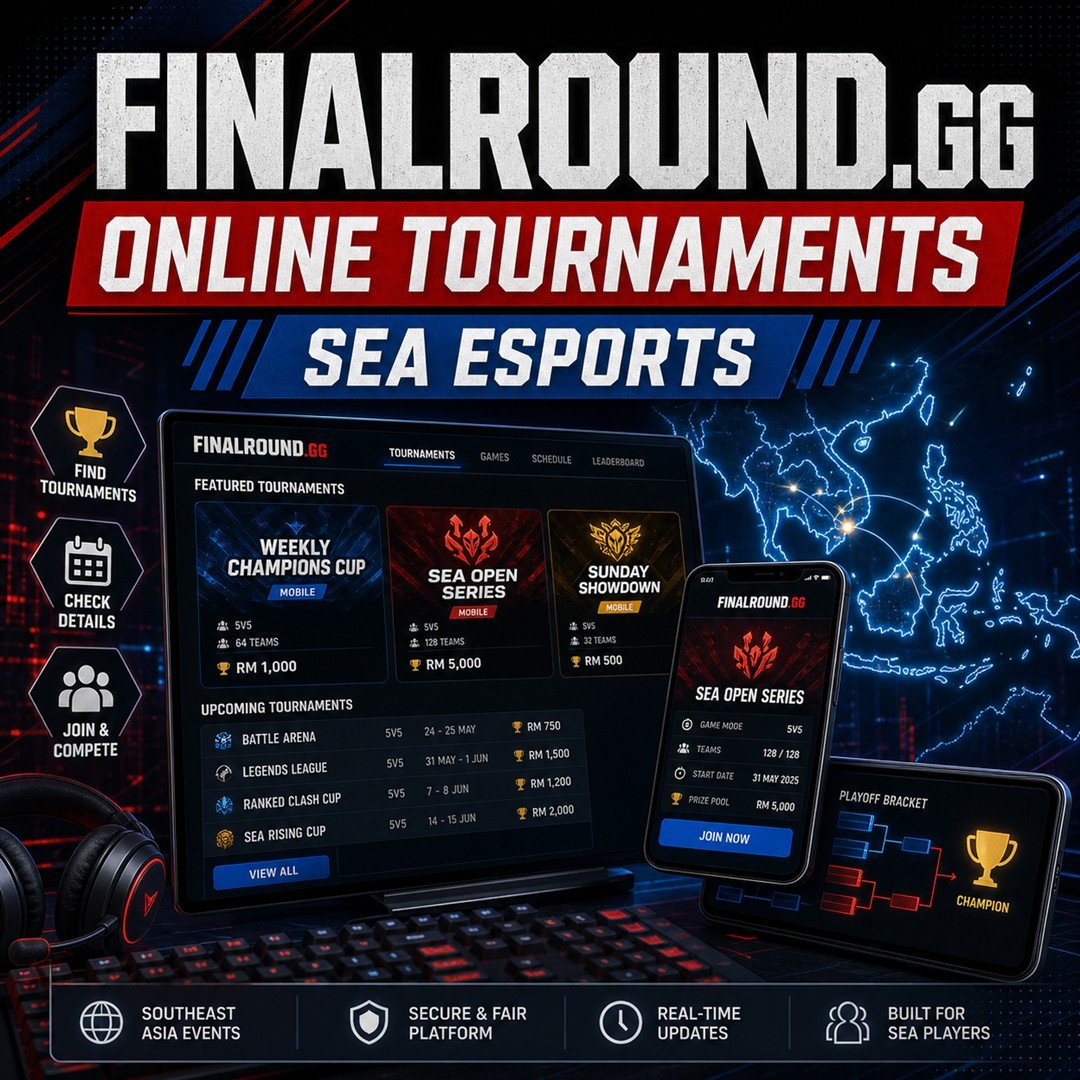 FinalRound.gg online tournaments SEA esports platform